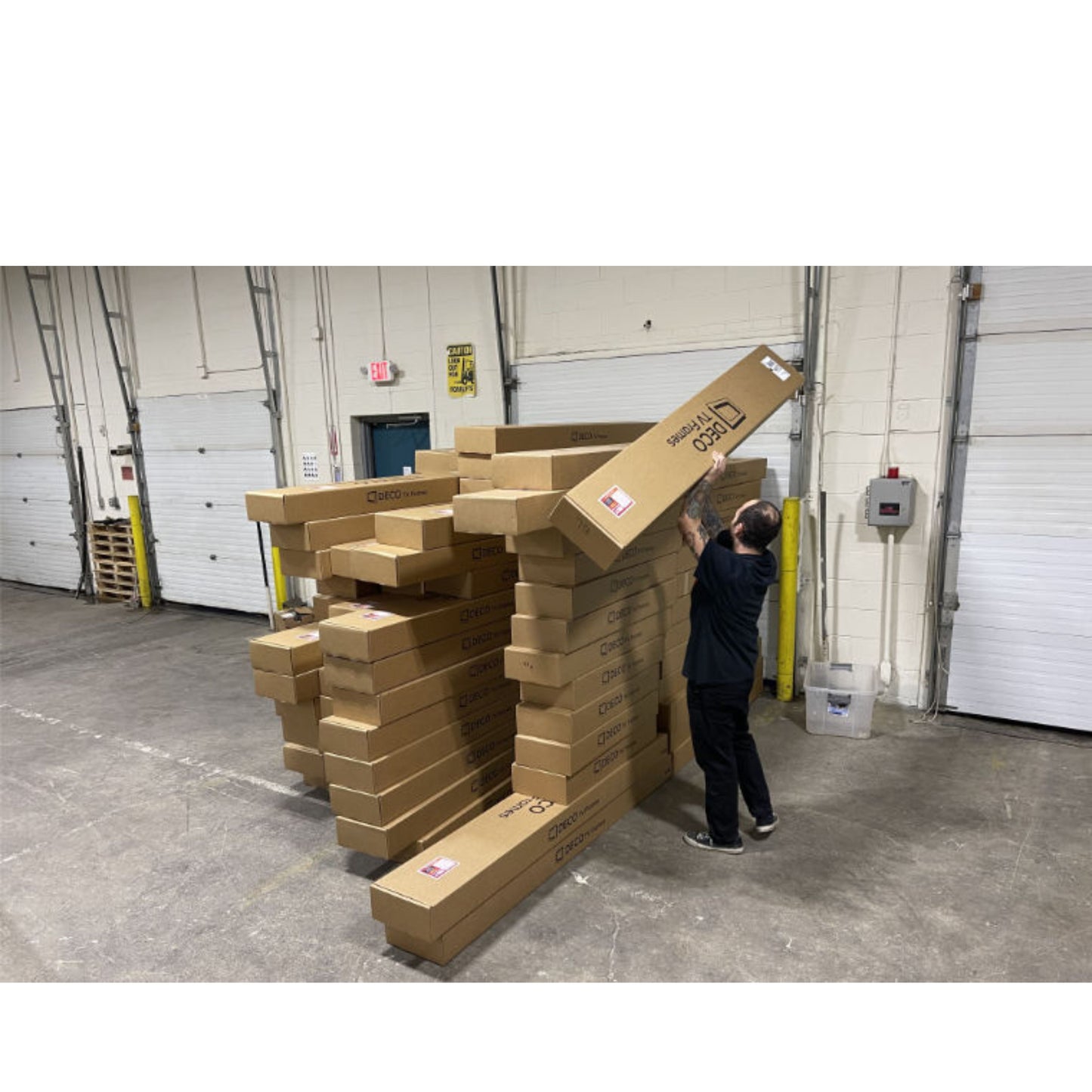 Samsung The Frame Bezel – Walnut Magnetic Cover for Art Mode TV