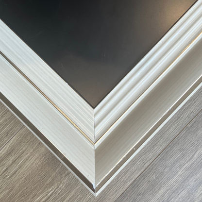 White Oak Textured TV Frame – Elegant Bezel for Samsung The Frame TV, Modern Minimalist Design