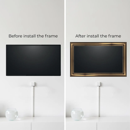 Luxury TV Frame – Elegant Classic Design for a Timeless Living Room Look