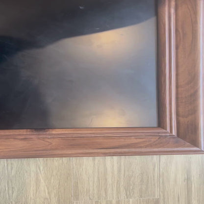 Samsung The Frame Bezel – Walnut Magnetic Cover for Art Mode TV