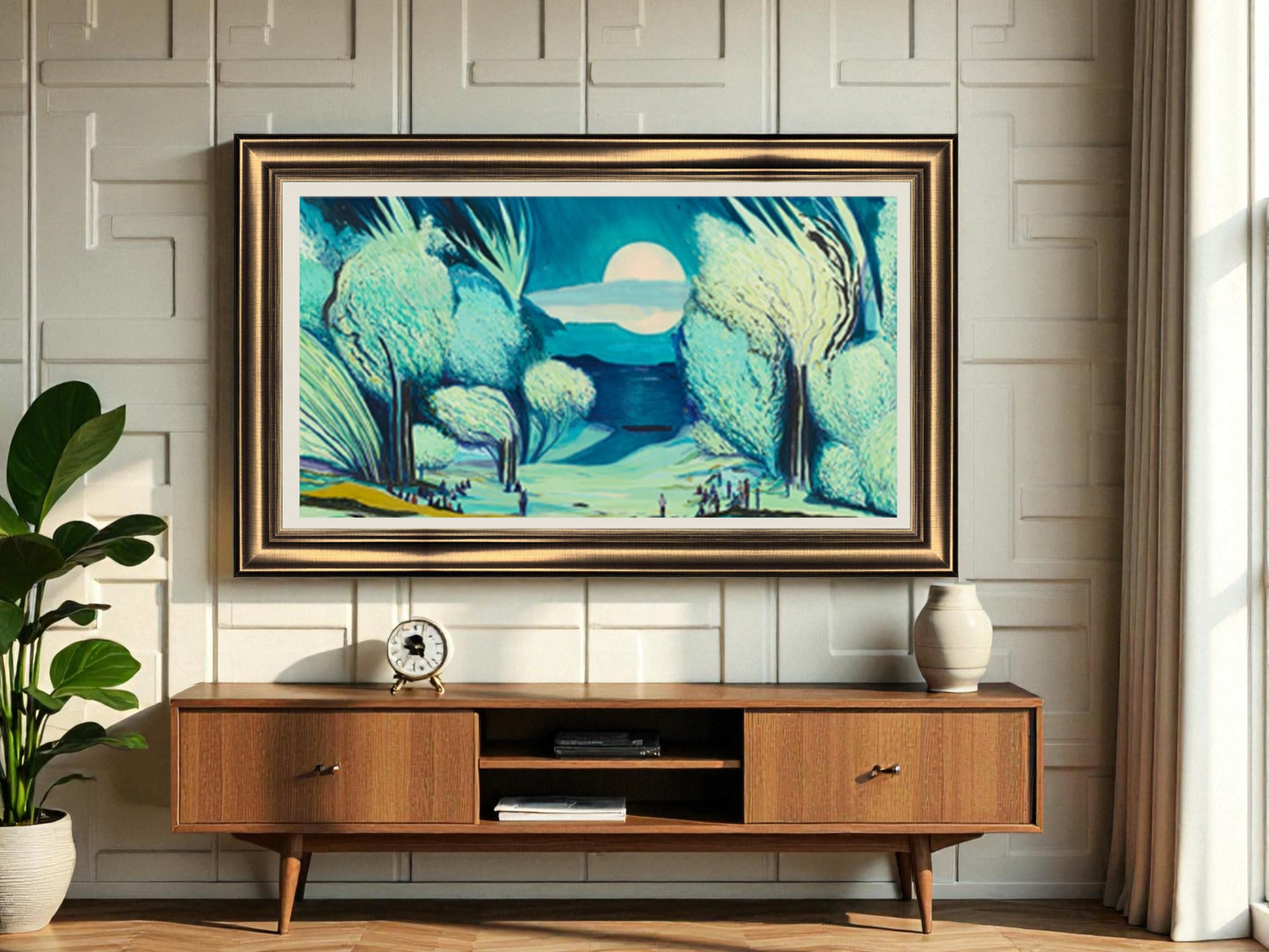 Luxury TV Frame – Elegant Classic Design for a Timeless Living Room Look